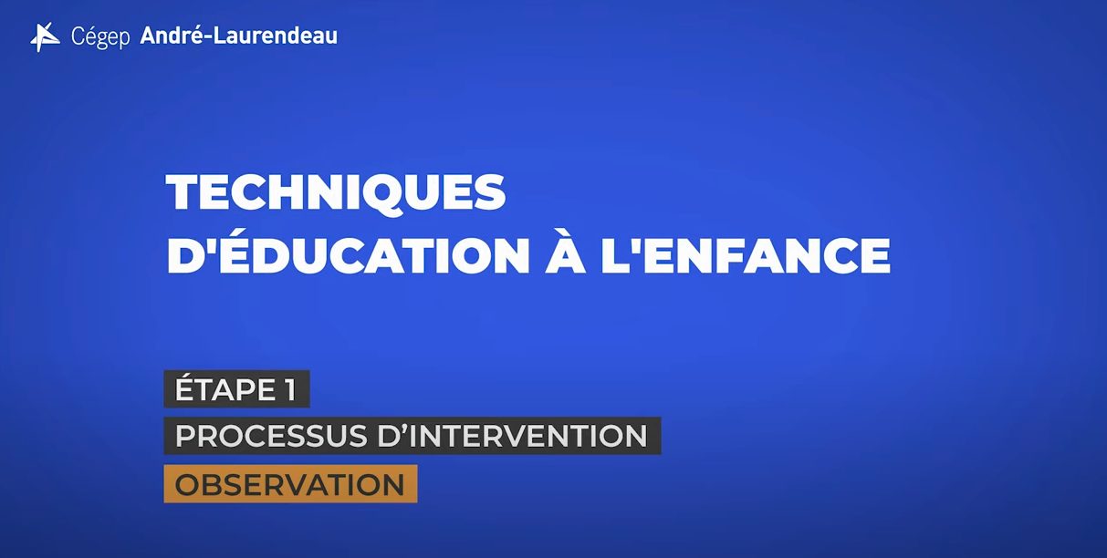 Étape 1 : Observation